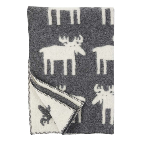 Moose Wool Blanket small