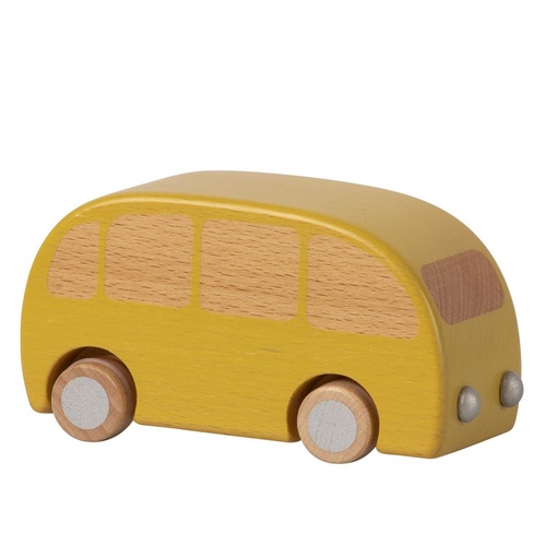 Wooden Bus Yellow