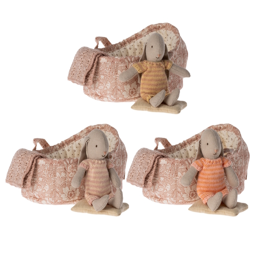 Bunny in Carry Cot Micro assorted