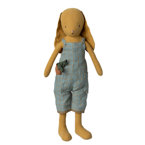 Bunny Size 3 Dusty Yellow Overalls