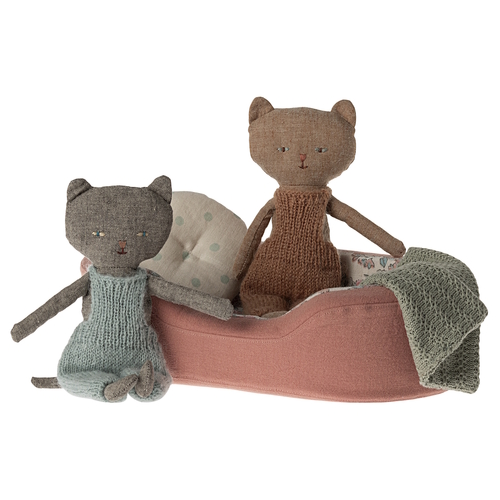 Chatons Kittens Cosy Basket Small Coral Bundle