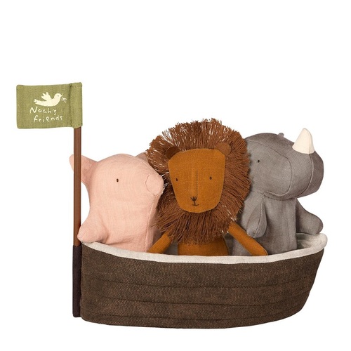 Noahs Ark with 3 Mini Animals