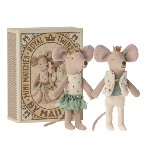 Royal Twins Mice in Box
