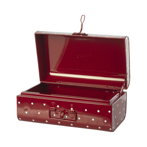 Storage Suitcase Small red dots