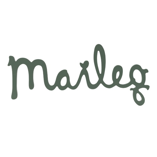Maileg Wooden Logo dusty green