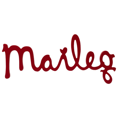 Maileg Wooden Logo red