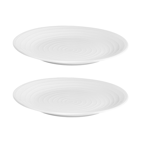Blond Dinner Plate 28cm white stripe 2pk