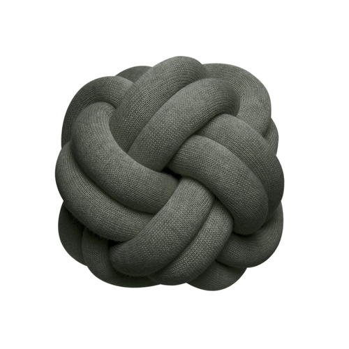 Knot Cushion forest green