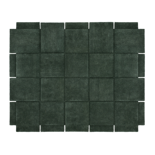 Basket Carpet 245x300 Green