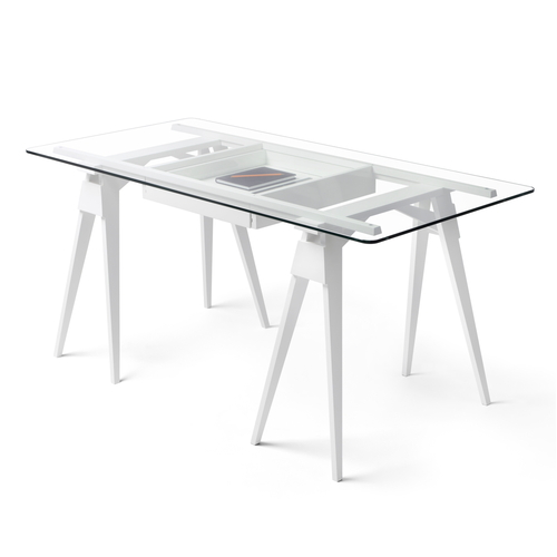 Arco Desk Complete Set White
