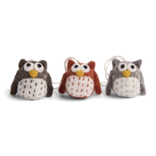 Owls Mini 3pk Natural