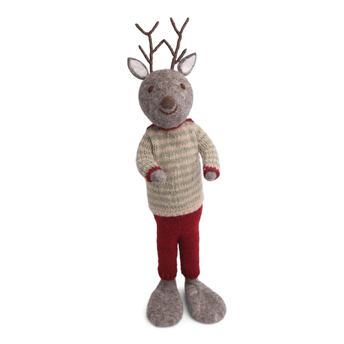 Deer Boy Extra Large Grey w/pants & sweater