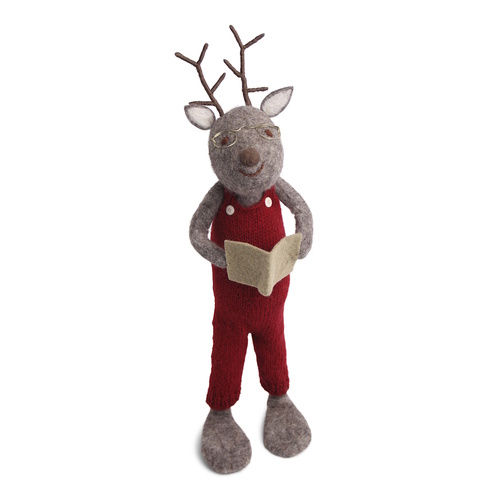 Deer Boy Extra Large Grey with Book