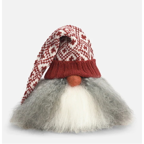 Santa Valter red knitted cap
