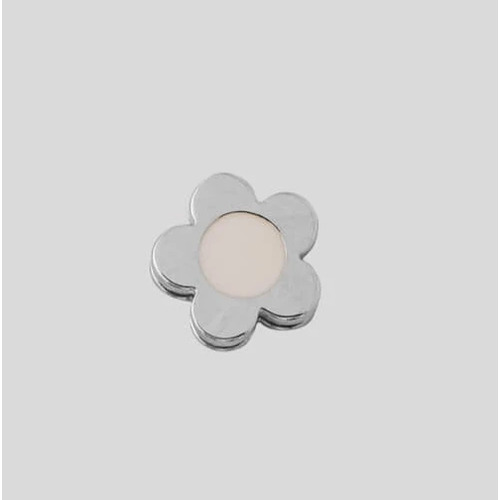 Flower Charm nude-silver