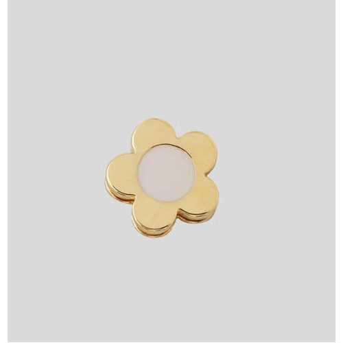 Flower Charm nude-gold