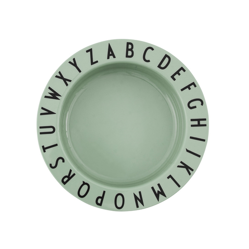 Eat & Learn Deep Plate ABC Green