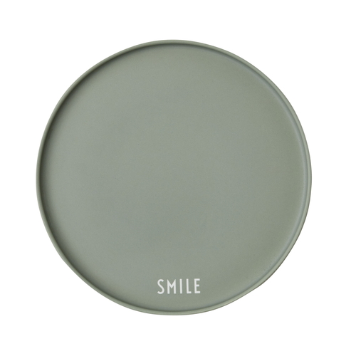 Favourite Plate Smile green