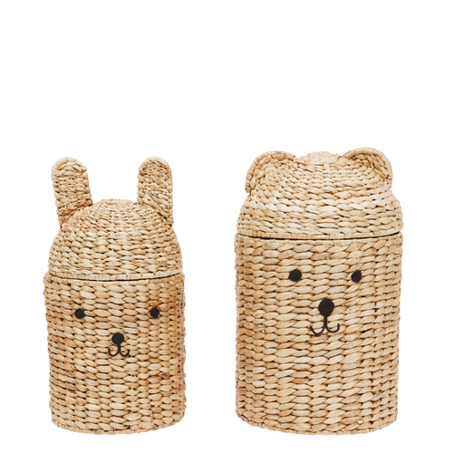 Bear & Rabbit Storage Basket Set