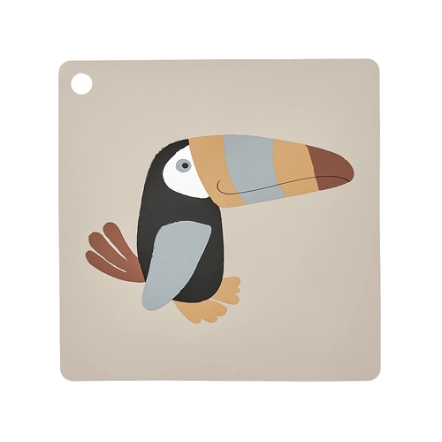 Placemat Toucan Clay