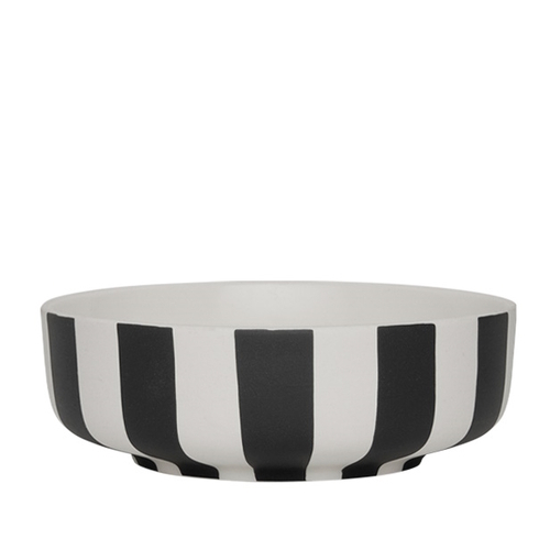 Toppu Bowl Small white-black