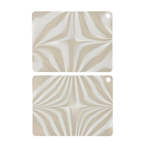Placemat Zebura clay-offwhite 2pk