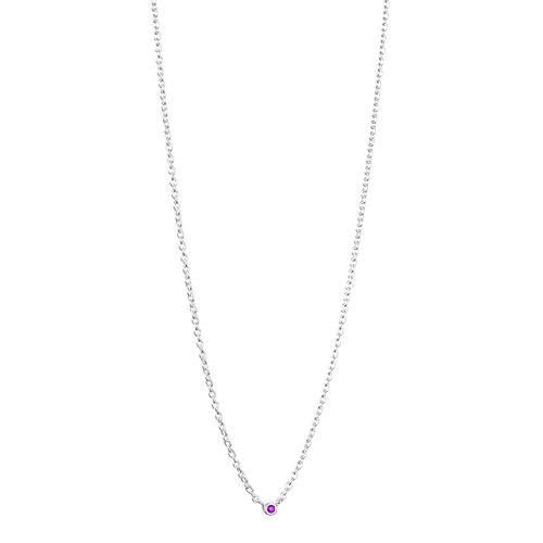 Micro Blink Necklace Sapphire