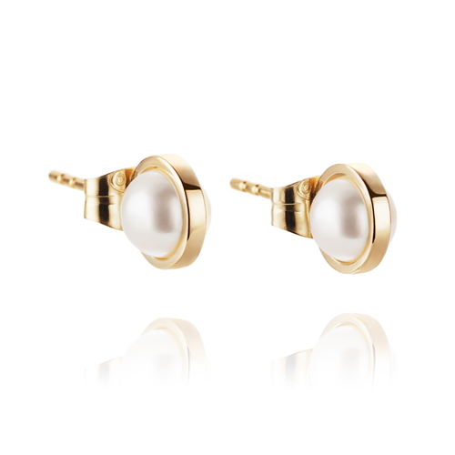 Little Day Pearl Studs Gold