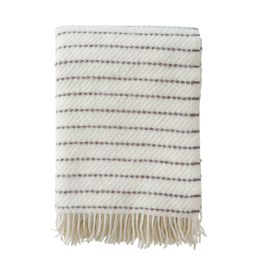 Klippan Craft Eco Wool Blanket White-Cork