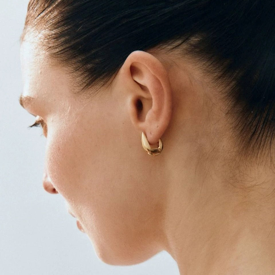 Edblad Crest Hoops S Gold