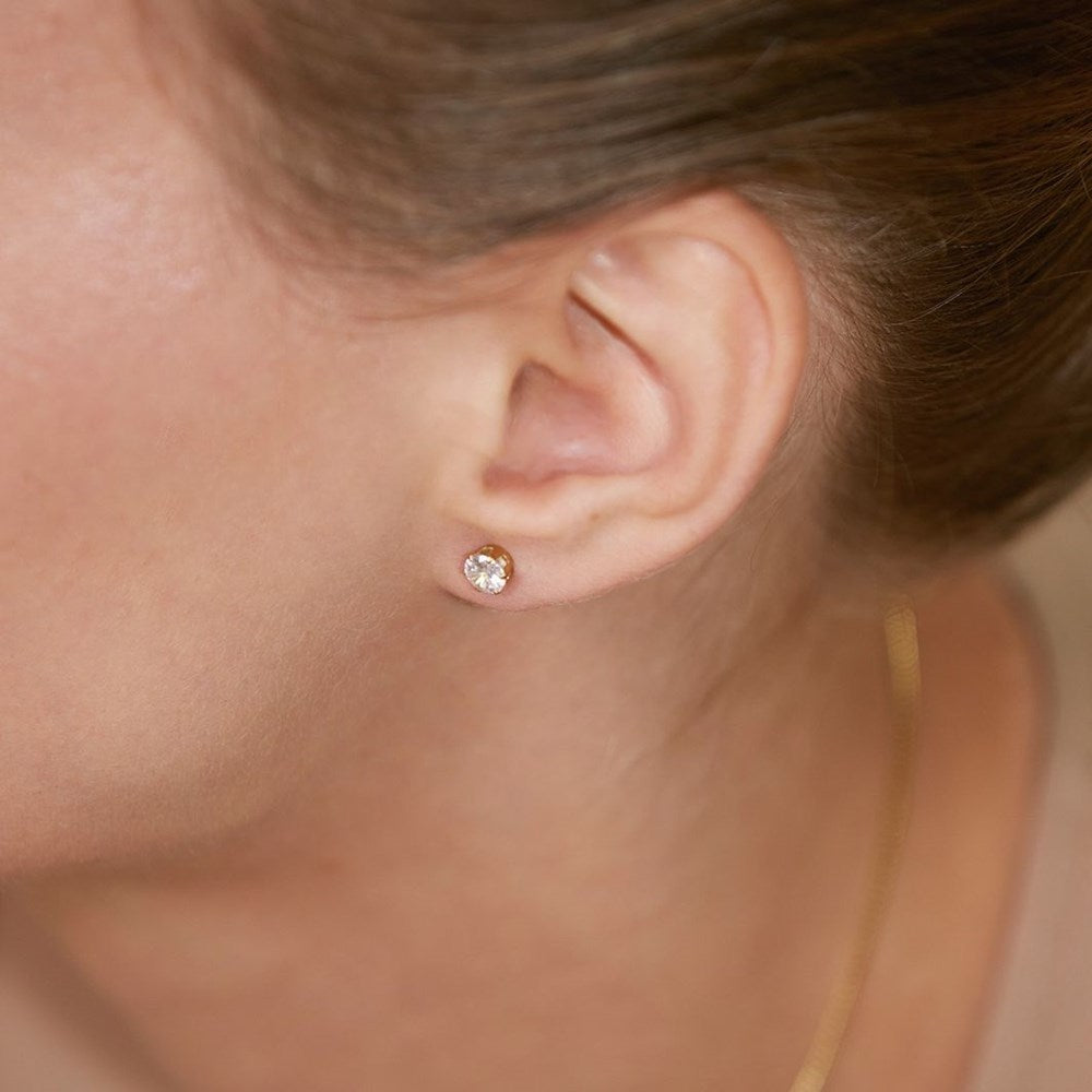Edblad Crown Studs Gold