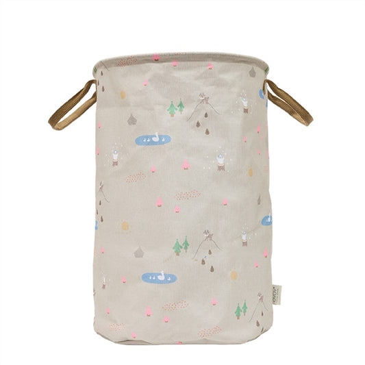 OYOY Deer & Duck Storage Laundry Basket