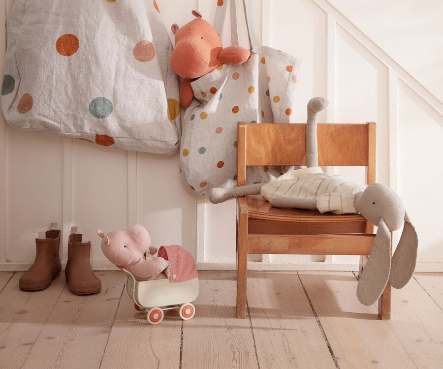 maileg-pram-micro-coral