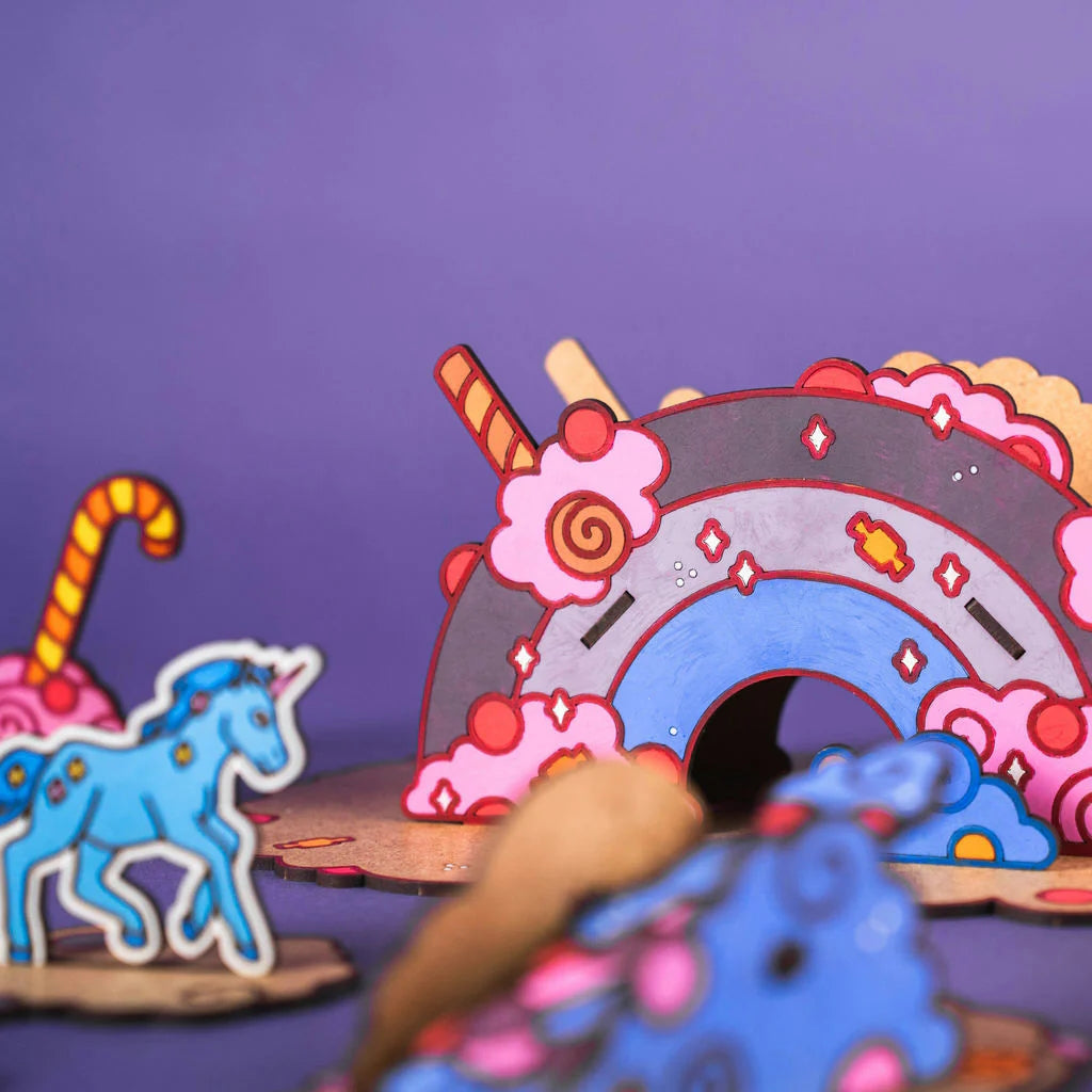 Crateit Candy Land Wooden Toy