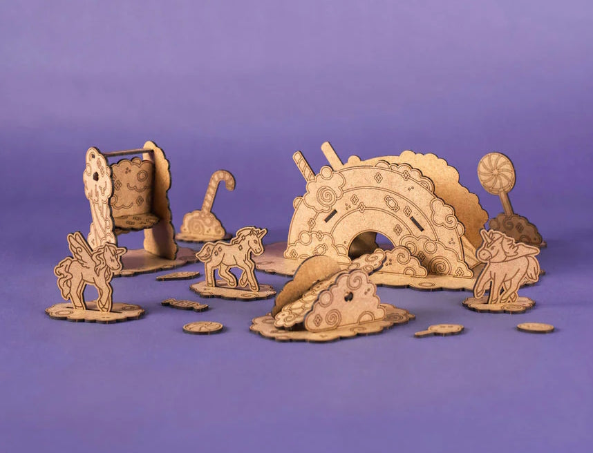 Crateit Candy Land Wooden Toy