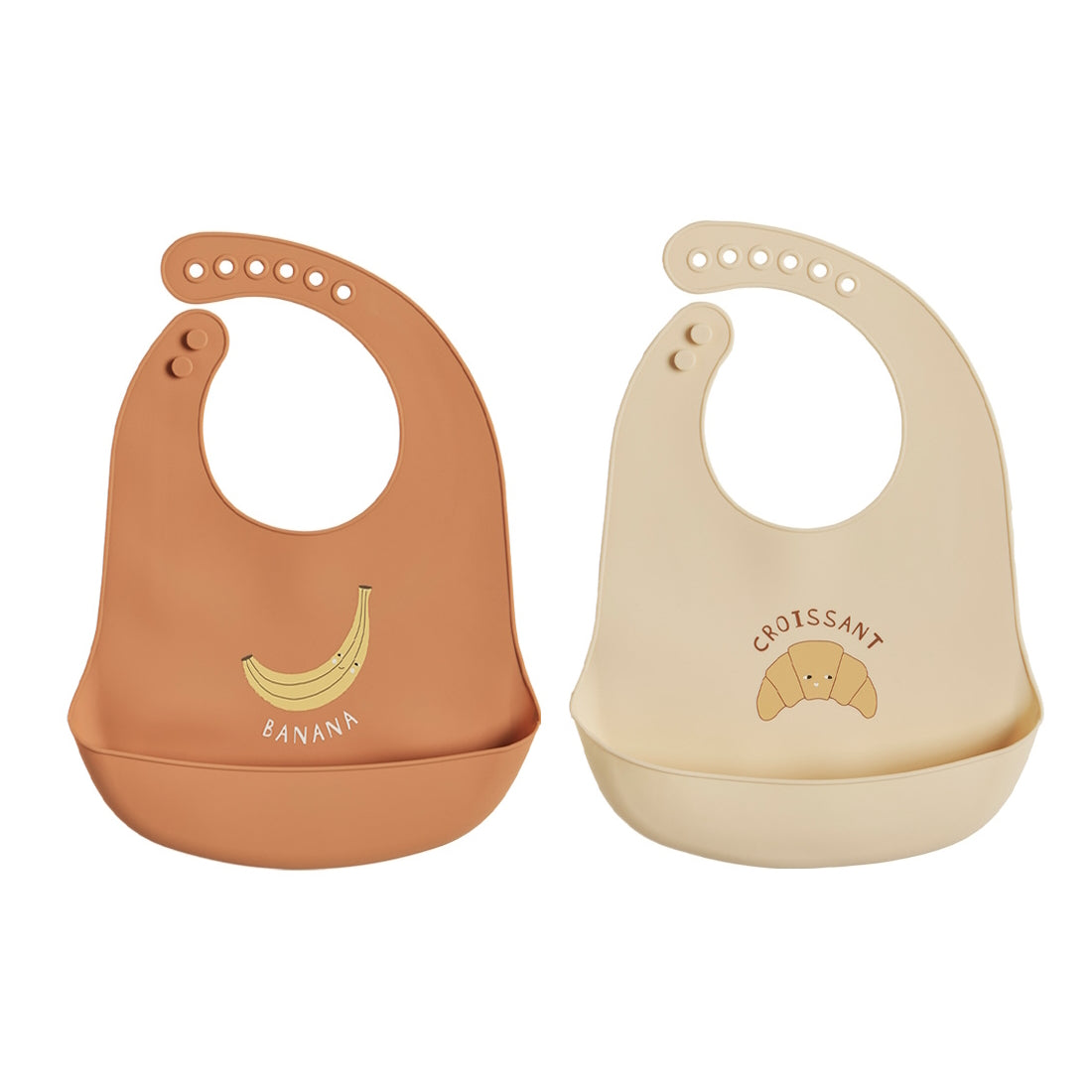 OYOY Yummy Bib caramel-butter 2pk