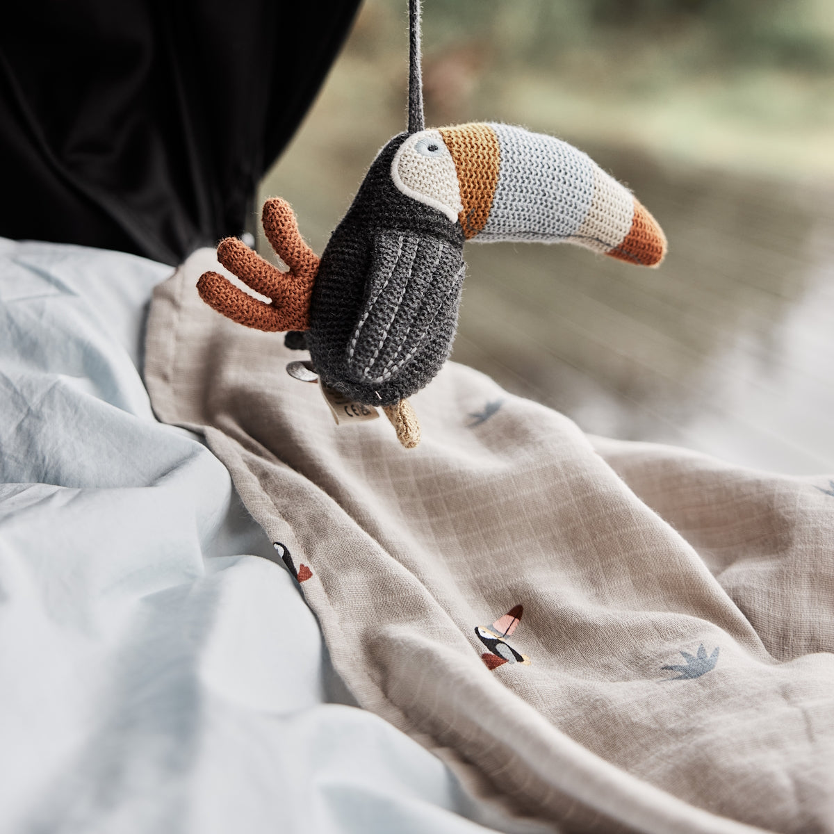 OYOY Toucan Muslin 2pack