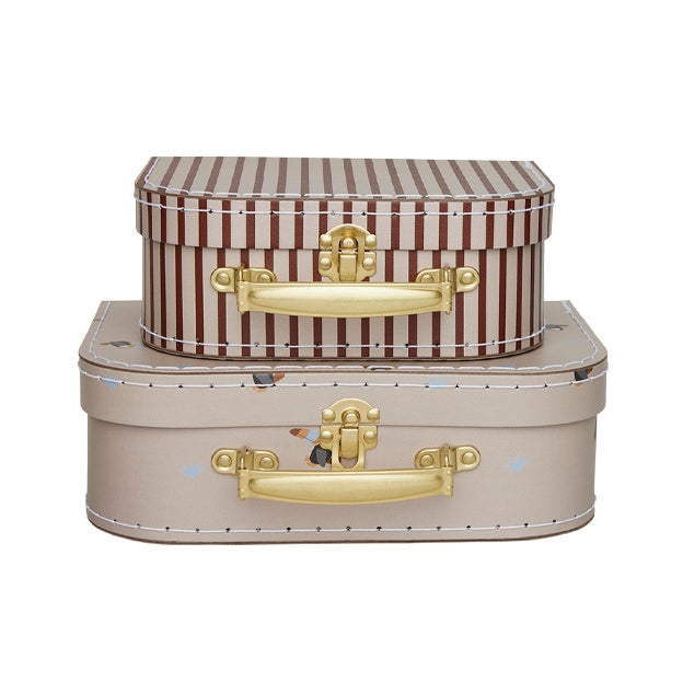 OYOY Mini Suitcase Toucan & Stripe 2pack