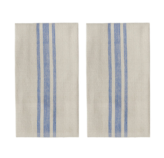 OYOY Linu Tea Towel Blue 2pack