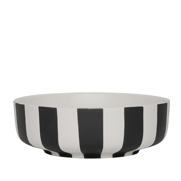 OYOY Toppu Bowl Small white-black