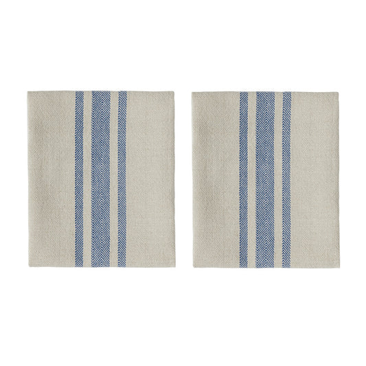 OYOY Linu Napkin Blue 2pack