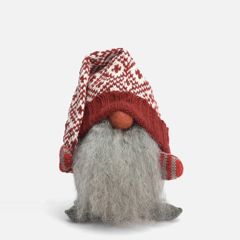 Asas Tomtebod Lill-Claes Red Knitted Hat