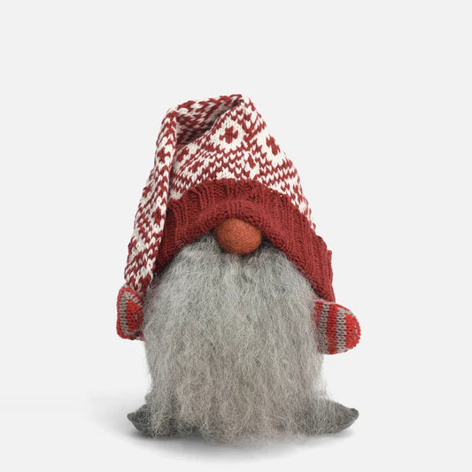 Asas Tomtebod Lill-Claes Red Knitted Hat