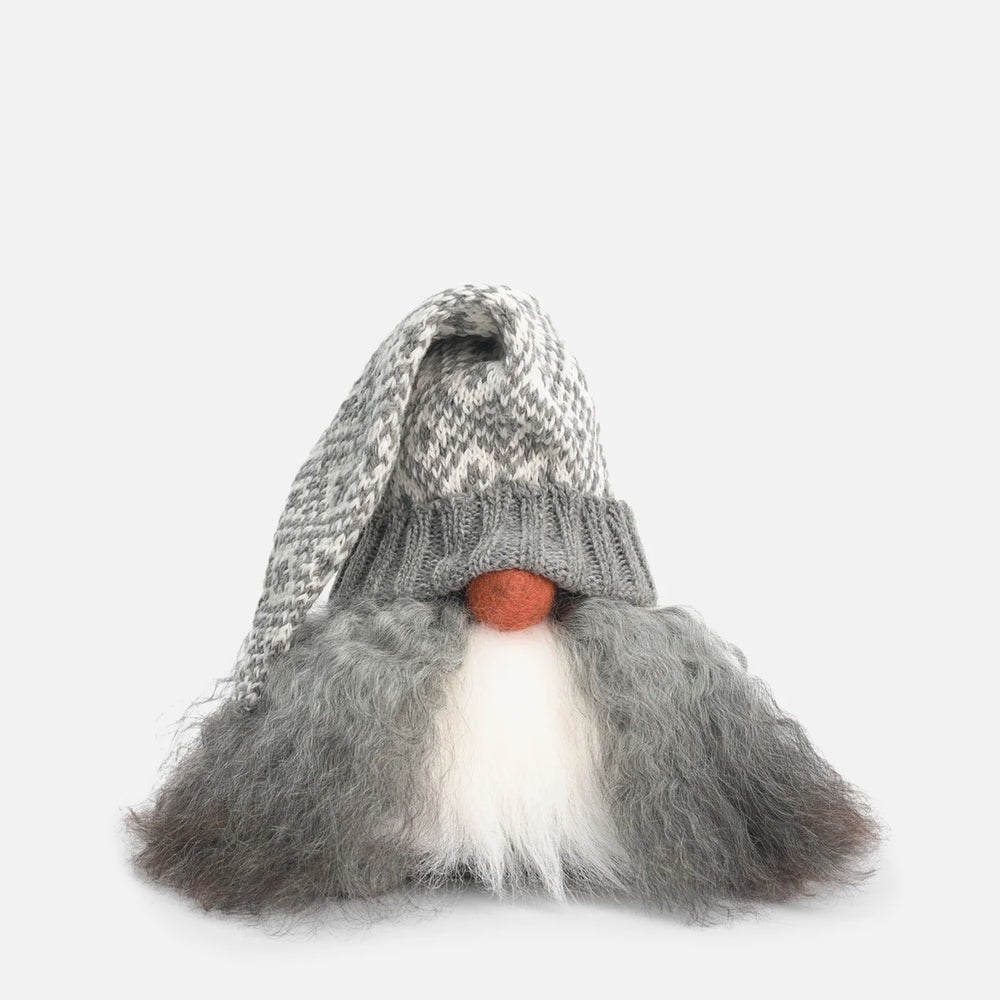 Asas Tomtebod Santa Valter Grey Knitted Hat