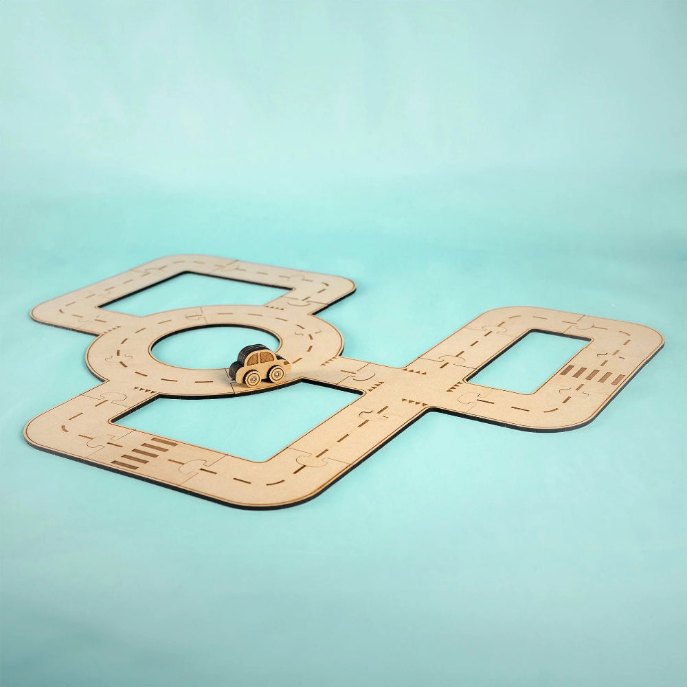 Crateit Rule The Roundabout Wooden Toy