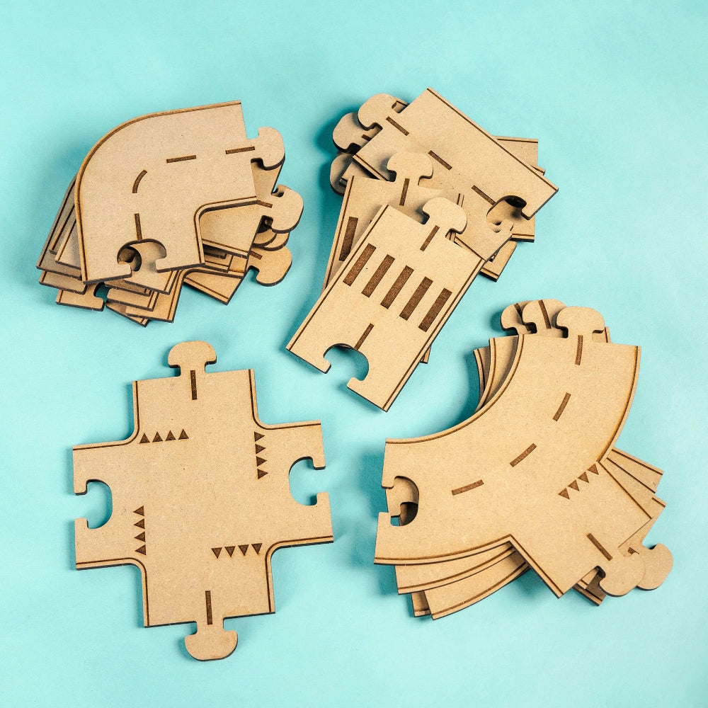 Crateit Rule The Roundabout Wooden Toy