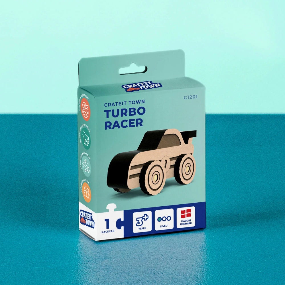 Crateit Turbo Racer Wooden Toy