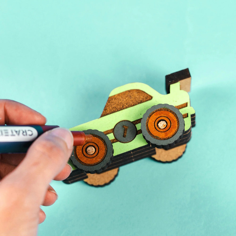 Crateit Turbo Racer Wooden Toy