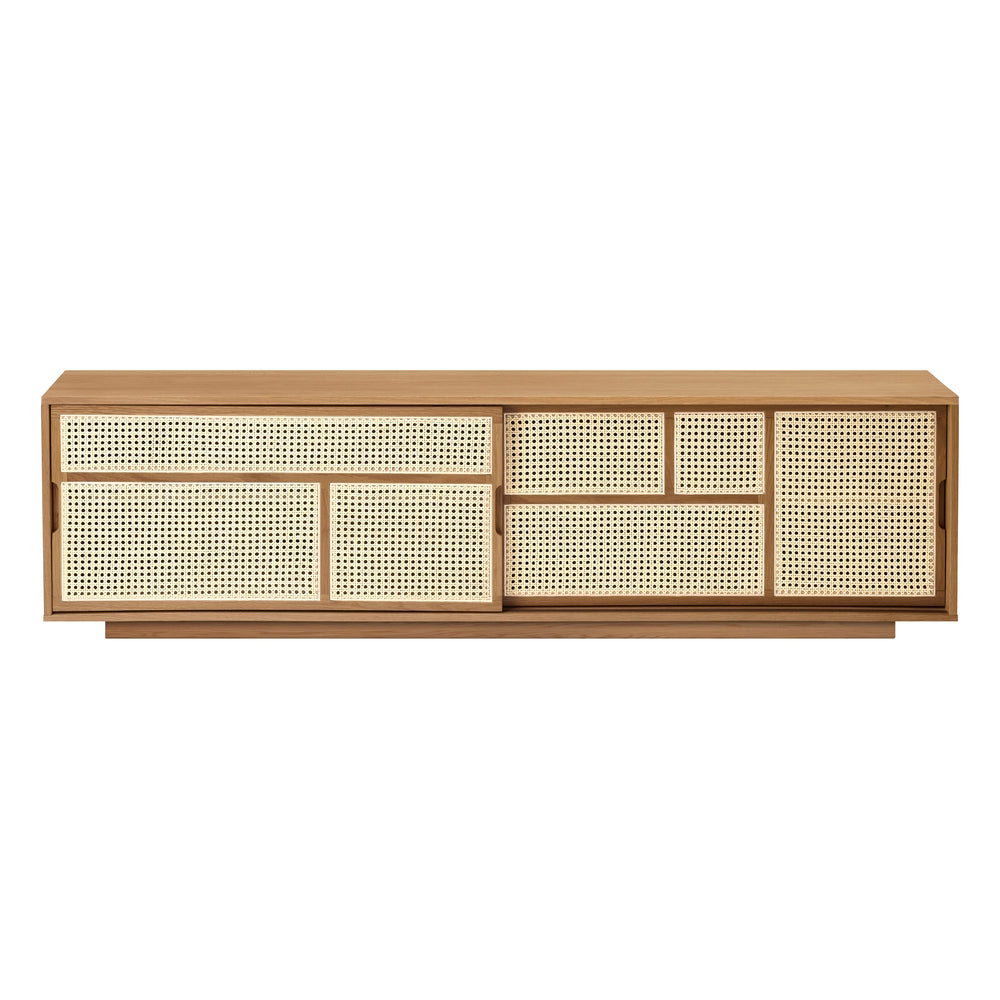 Design House Stockholm Air Sideboard Low Oak-Rattan Natural