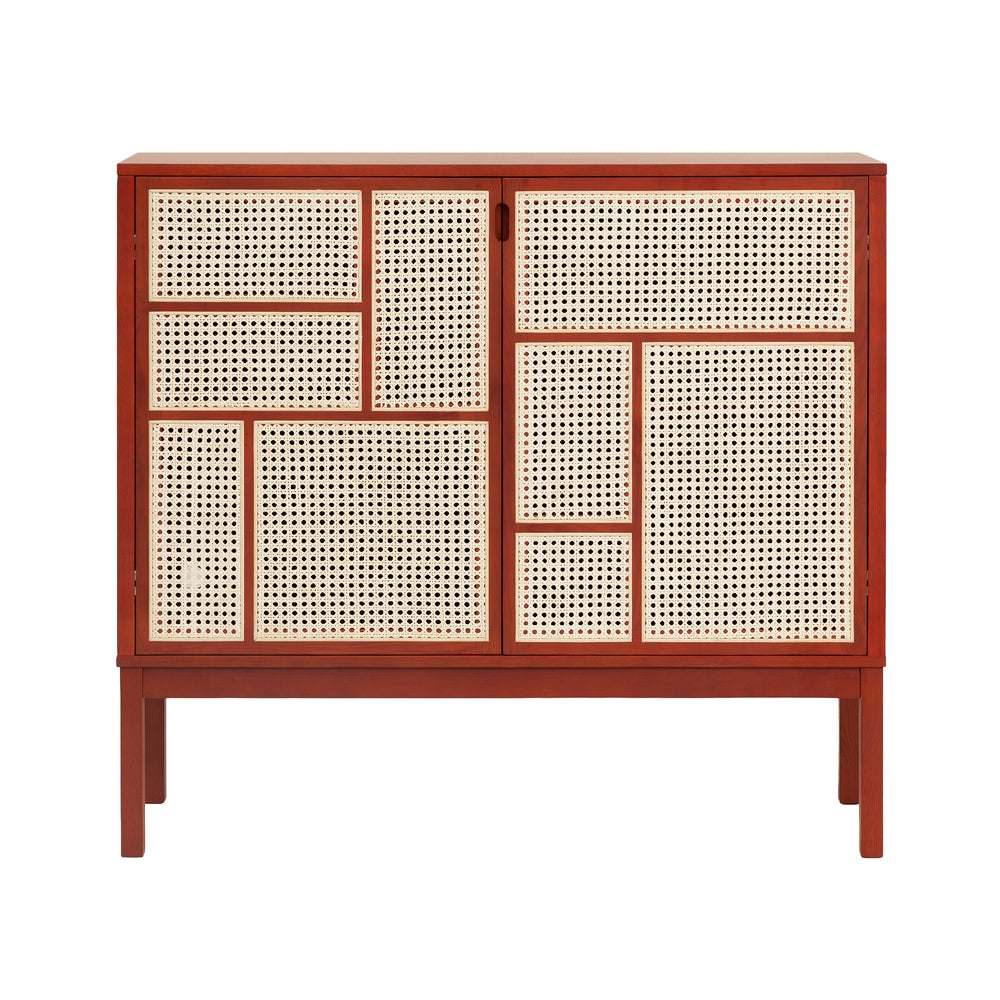 Design House Stockholm Air Sideboard With Legs Red
